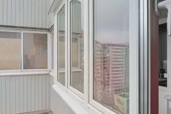 Отделка ламинатом лоджии Сапожок с утеплением