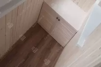 Остекление и отделка балкона деревянной вагонкой