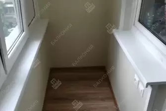 Остекление и отделка эркерной лоджии под ключ