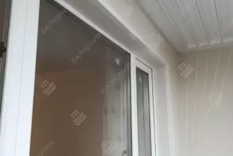 Отделка балкона Сапожок под ключ с утеплением