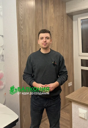 Ремонт балкона с утеплением и отделкой ламинатом